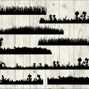 Grass SVG Bundle, Tree SVG bundle, Grass cut file, Grass clipart, Grass svg files for silhouette, Grass files for cricut, svg, dxf, eps, png