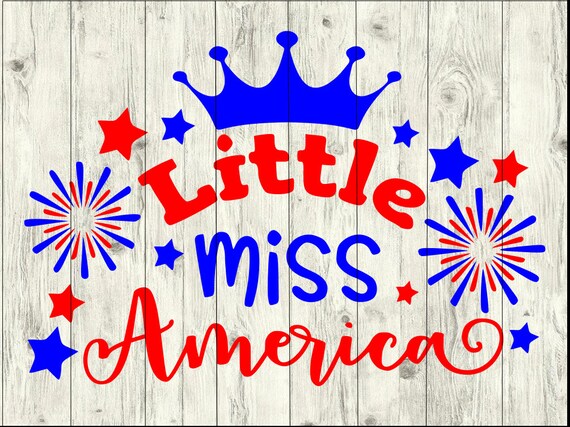 Little Miss America SVG Bundle, Miss America SVG Bundle, cut file, clipart, svg files for silhouette, files for cricut, svg, dxf, eps, png