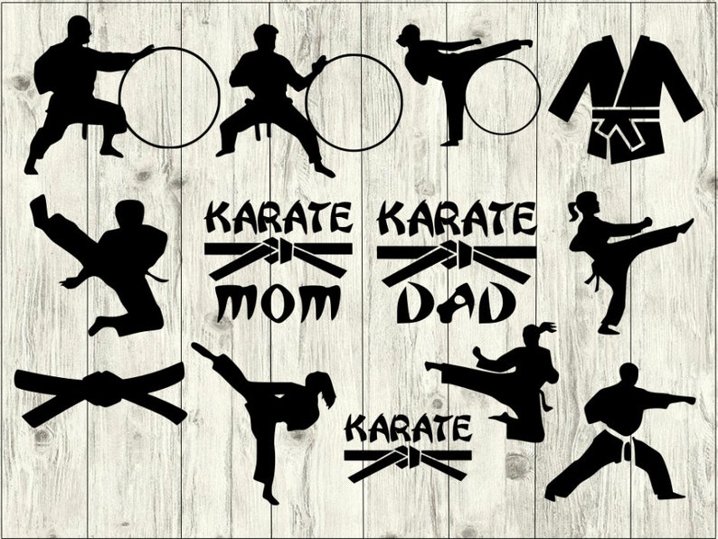 Download Karate SVG Bundle Karate Mom archivo de corte Karate | Etsy