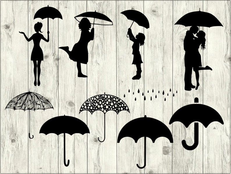 Download Umbrella SVG Bundle Rain SVG bundle Umbrella cut file | Etsy