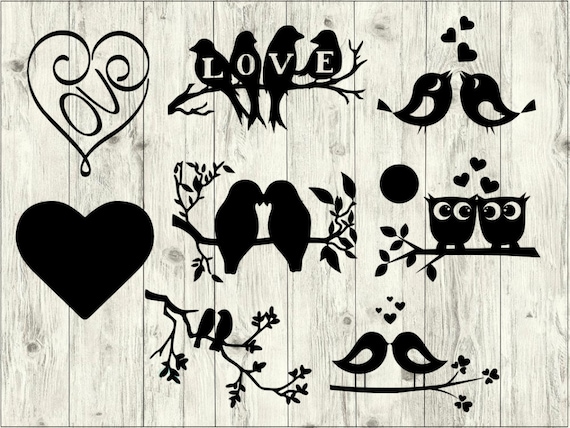 Download Love Birds Svg Bundle Birds Svg Bundle Birds Cut File Birds Etsy