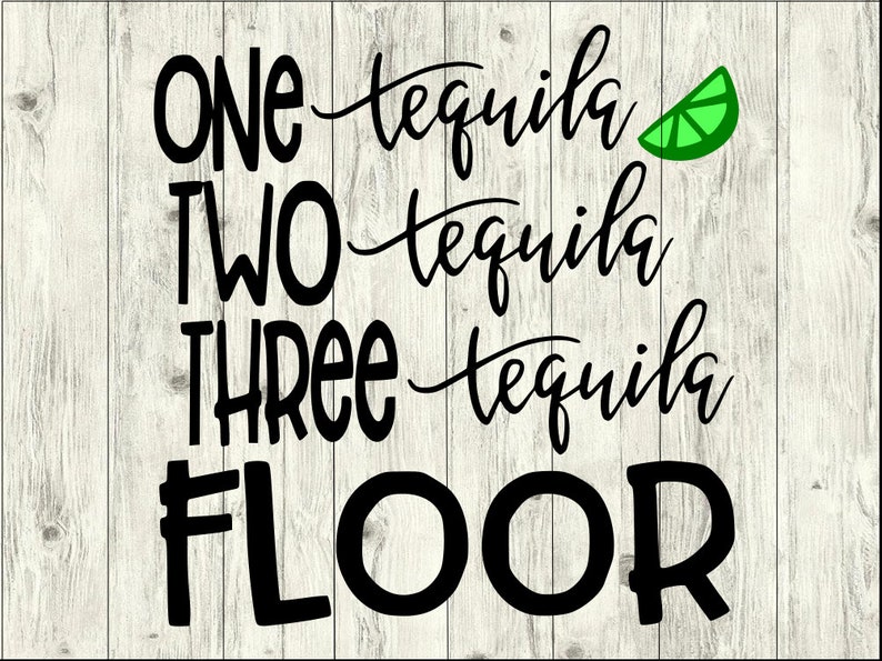One Tequila Two Tequila SVG Bundle Tequila SVG Bundle Drinks Etsy