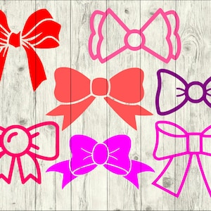 Hairbow SVG Bundle, Bow SVG bundle, Bow cut file, Bow clipart, Bow svg files for silhouette, Bow files for cricut,Bow svg, Bow dxf, eps, png