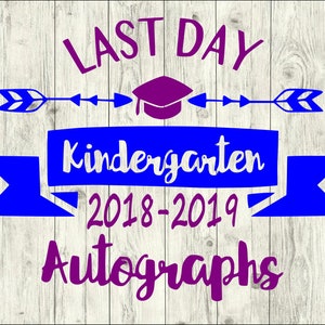 Kindergarten Last Day of School SVG Bundle, School SVG Bundle, Cut File