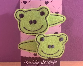 Frog Hair Clips