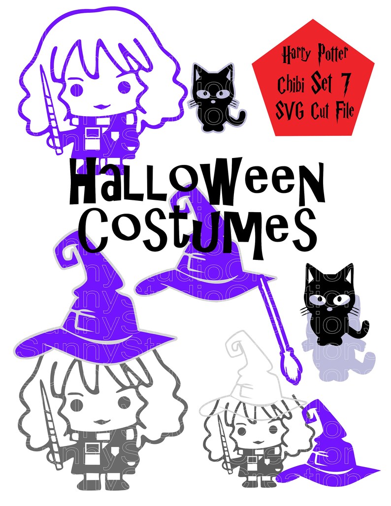 Download Harry Potter SVG / Chibi 7 / Cut File / Digital Download ...