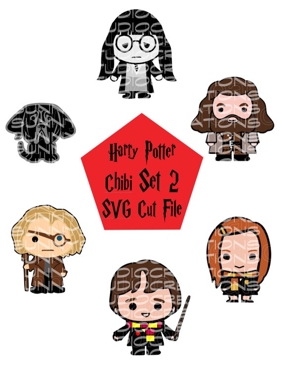 Download Harry Potter SVG / Chibi 2 / Digital File / Kawaii / CUT ...