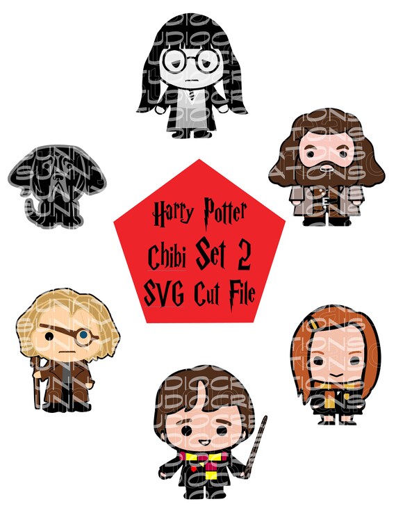 Download Harry Potter SVG / Chibi 2 / Digital File / Kawaii / CUT ...