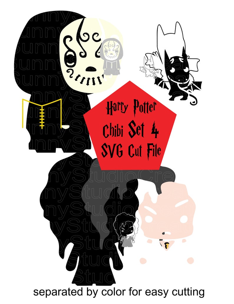 Download Harry Potter SVG / Chibi 4 / Digital Download / CUT FILE ...