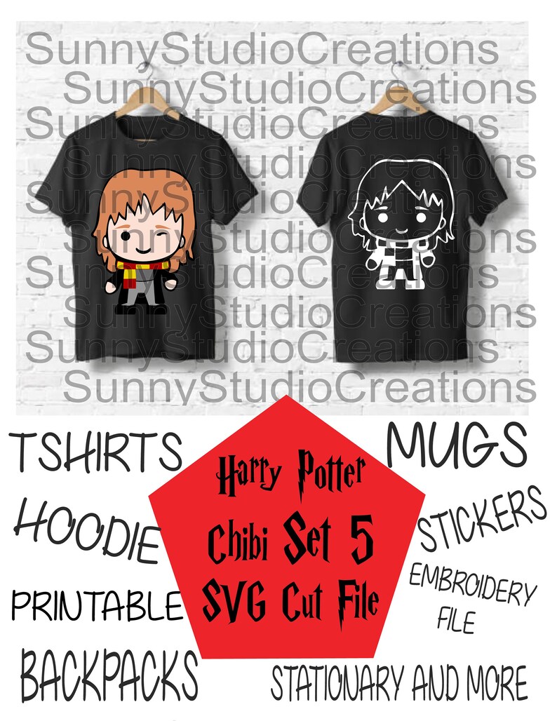 Download Harry Potter SVG / Chibi 5 / Digital Download / CUT FILE ...