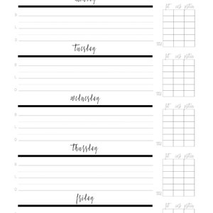 Meal Tracker Macros Printable - Etsy