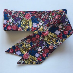 3in1 (scarf, belt, headband) in 100% cotton fabric