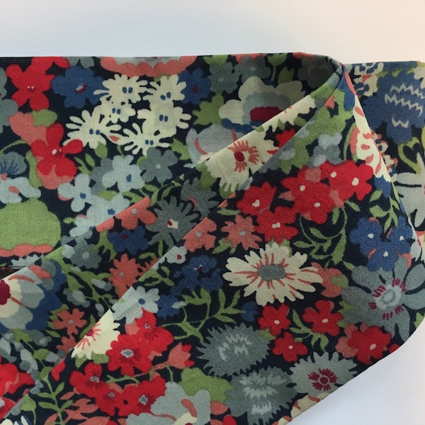 3en1 (foulard, ceinture, headband) en tissu 100% coton Liberty