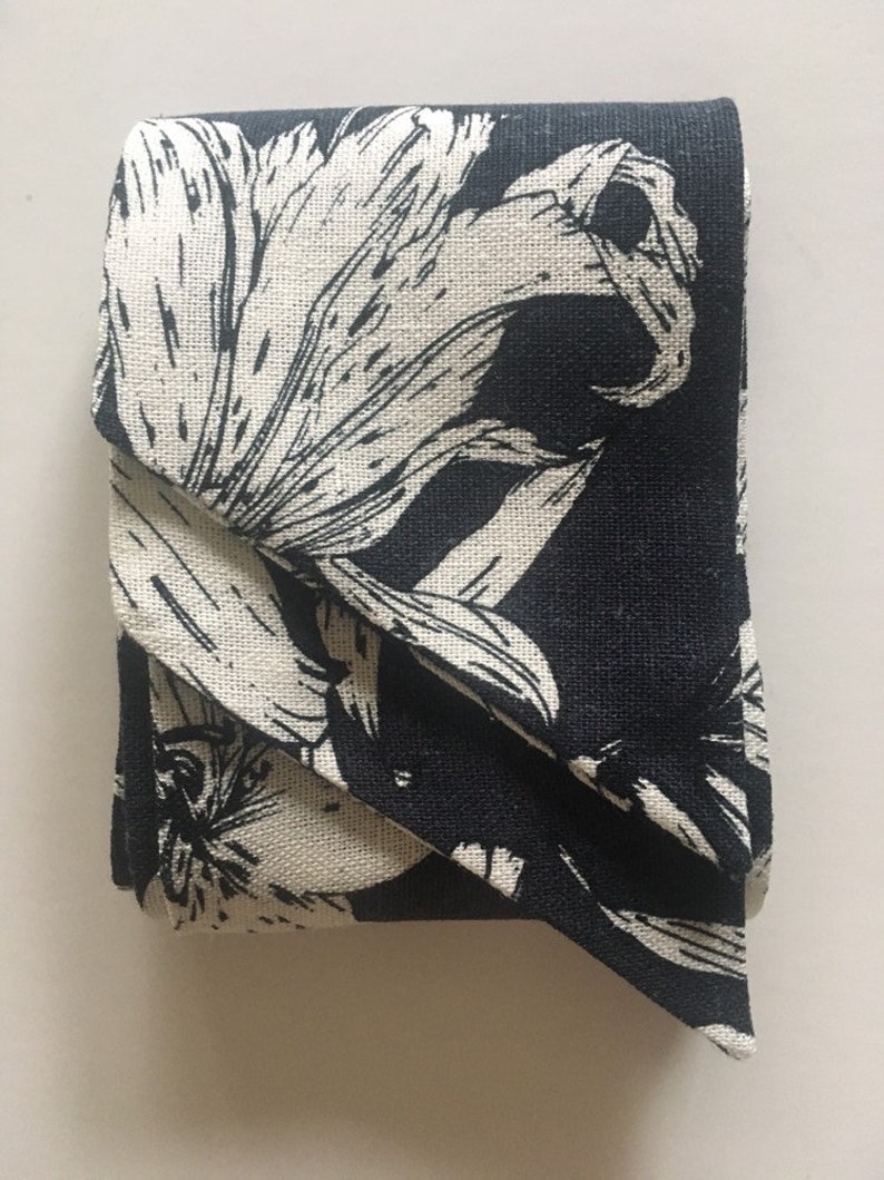 3in1 scarf, belt, headband in 100% linen fabric image 2