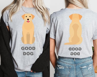Labrador Good Dog Jersey Short Sleeve Tee Black T-Shirt