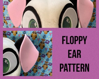 Floppy Dog Fursuit Ears Downloadable Pattern