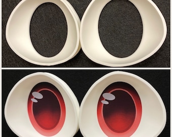 Seamless Resin Cast 3D Fursuit Eye Bases