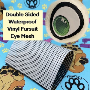 Small sheets- Fursuit Eye Mesh (Waterproof): For painting and sublimation printing