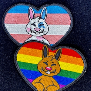 Bunny Pride Iron On Patches!