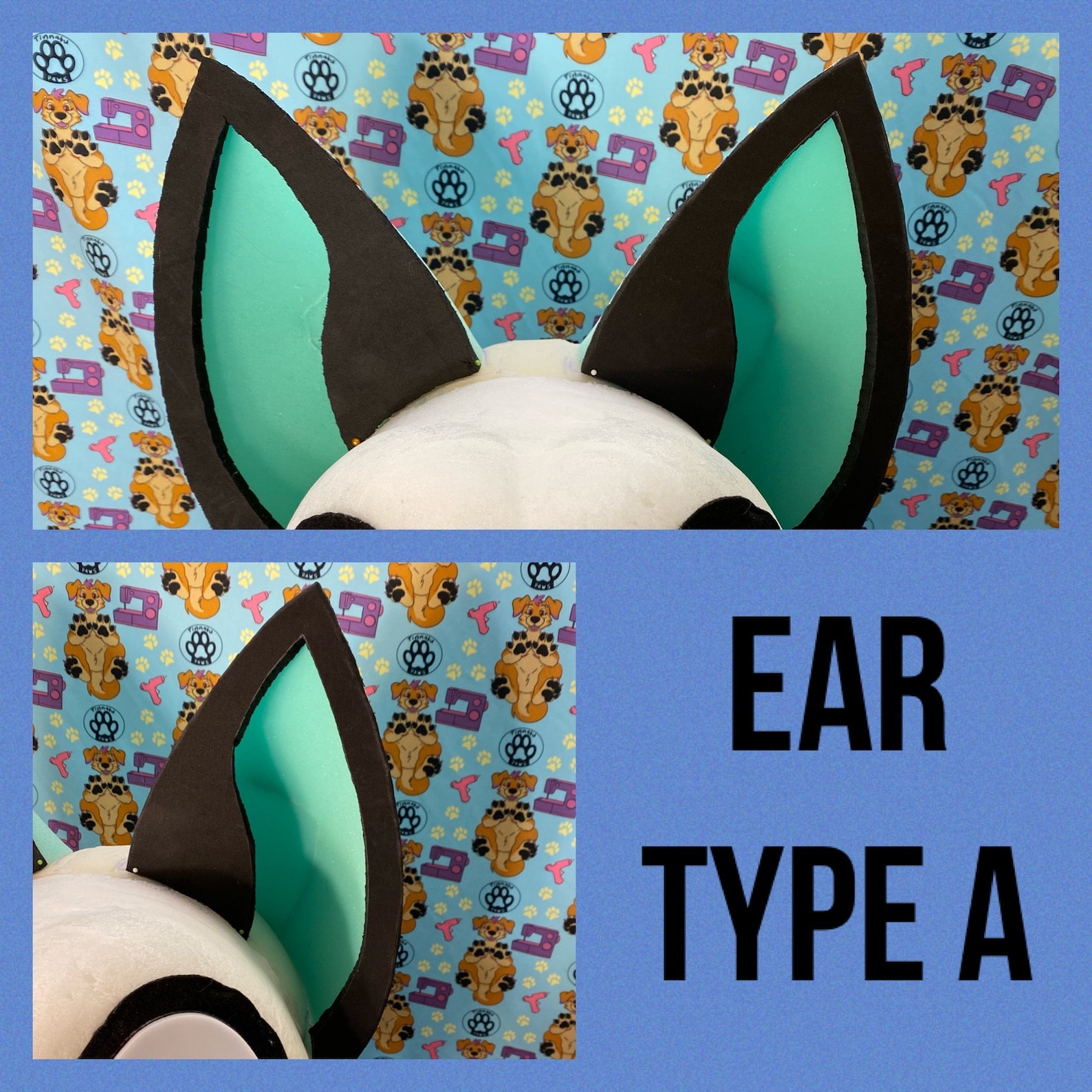 Fursuit Ear Pattern Pack PDF Download 7 Ear Types Etsy