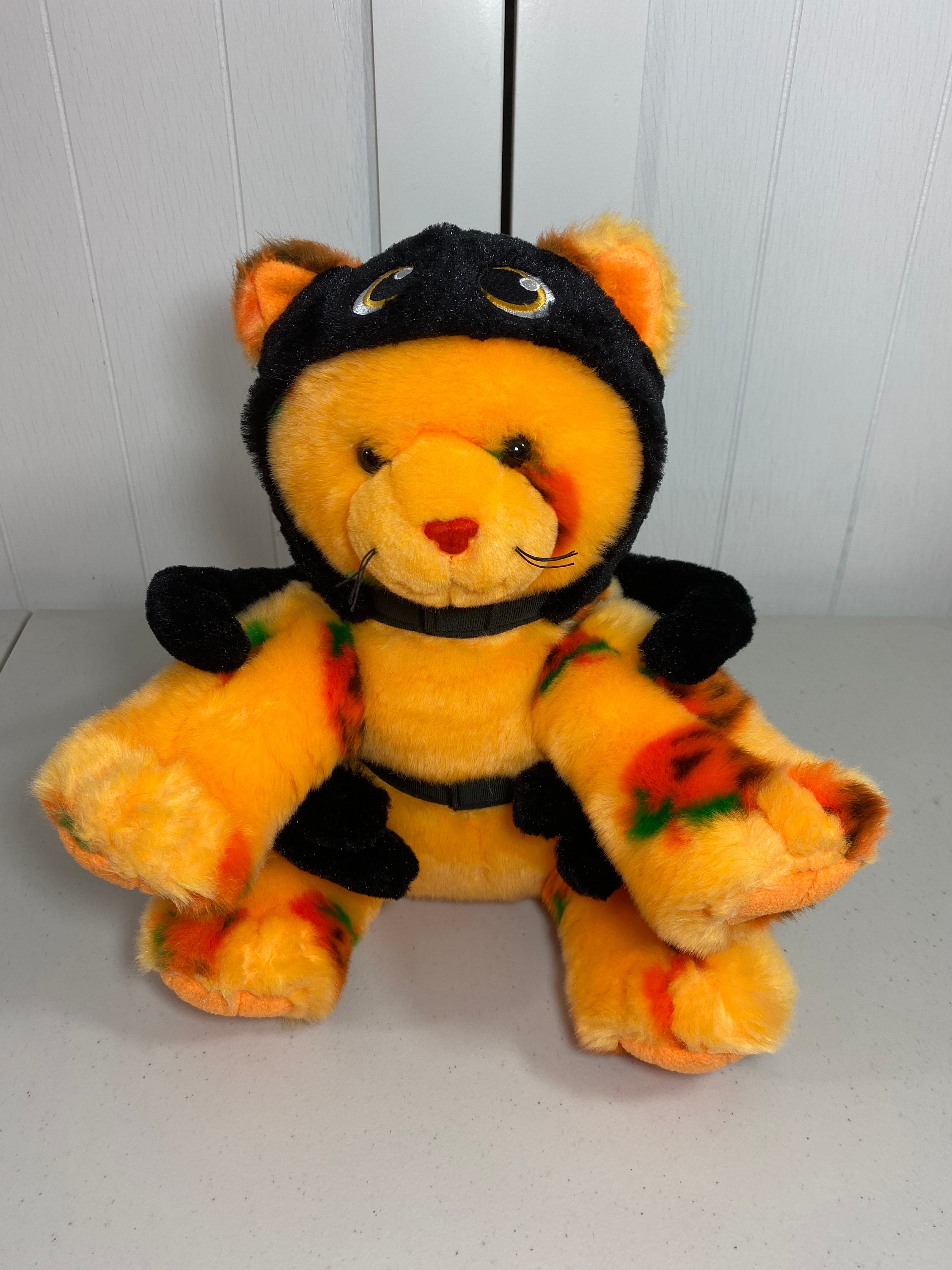 Build A Bear Halloween Orange Pumpkin Cat Jack O Lantern w/ Etsy