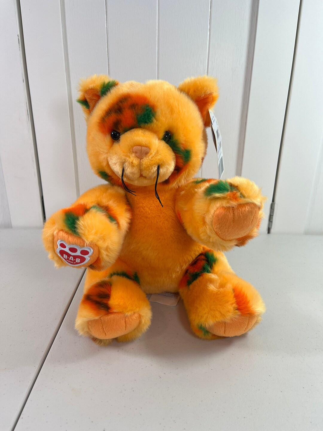 NEW Vault Build A Bear Halloween Pumpkin Kitty Cat Plush Etsy
