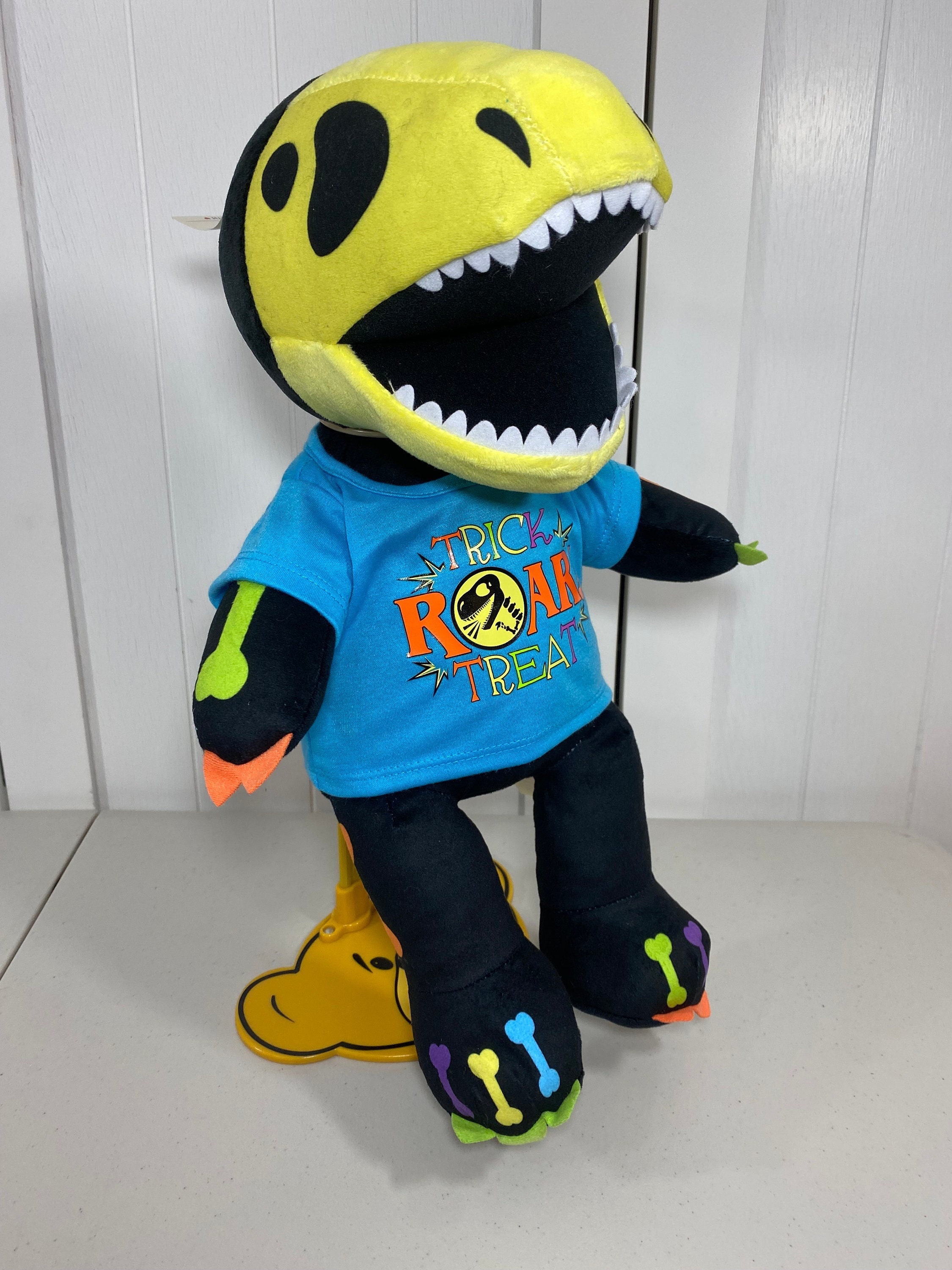 NEW Build A Bear Halloween Dinosaur Halloween Bear Bones Dino Etsy