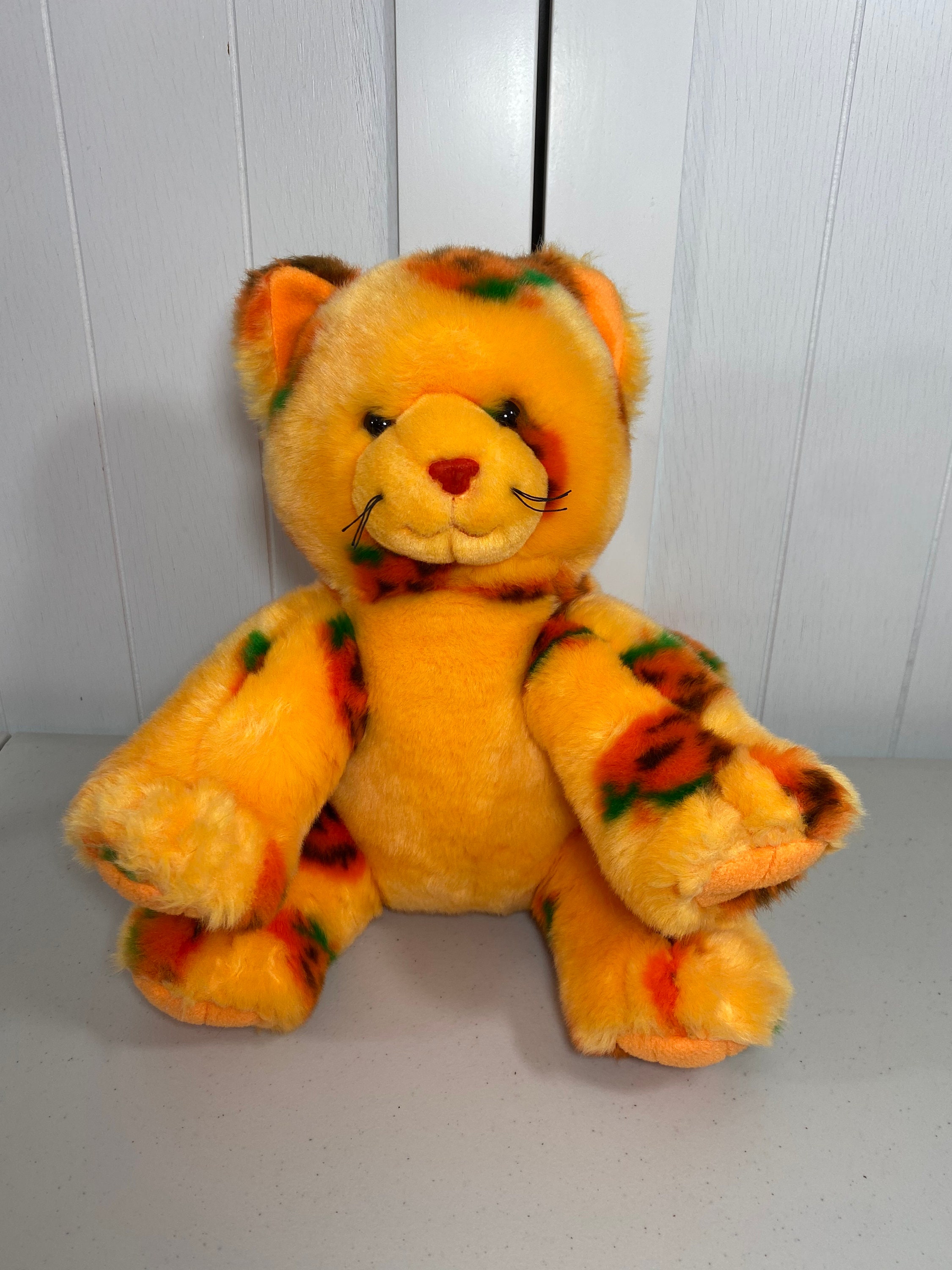 Build A Bear Halloween Orange Pumpkin Cat Jack O Lantern w/ Etsy