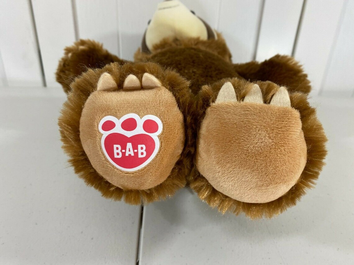 NEW Build A Bear Brown Sloth Plush 15 w/ Dinosaur Etsy