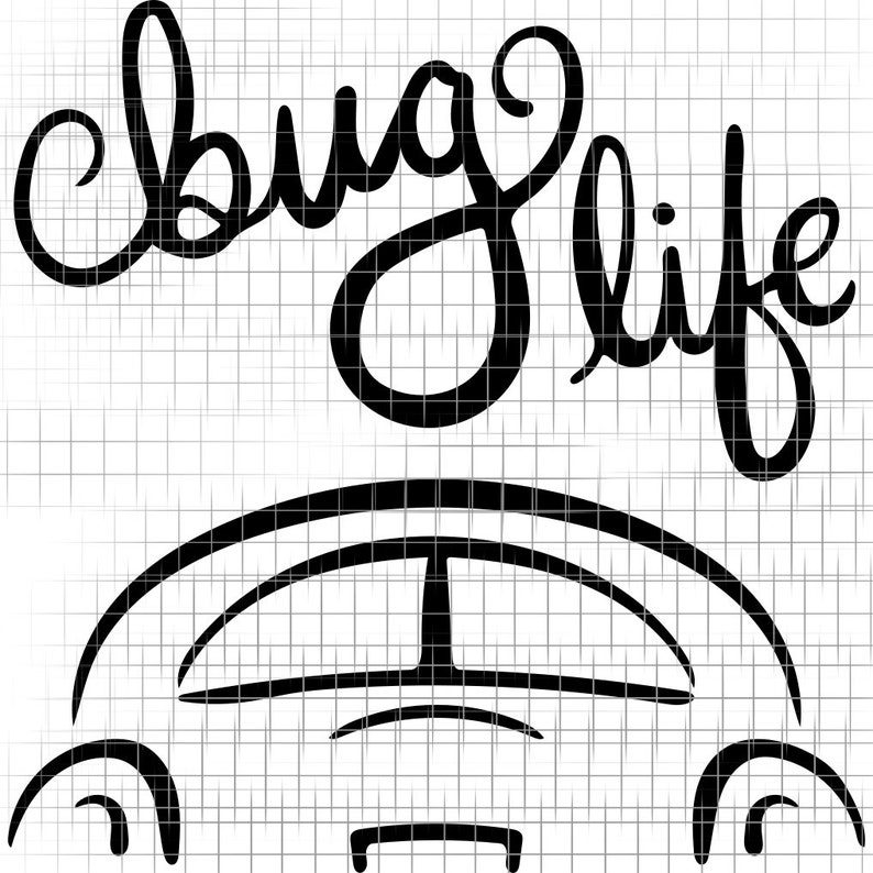 Download Bug Life SVG VW Beetle Cut file for Cricut Silhouette | Etsy
