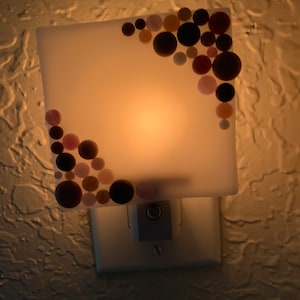 Mixed Purple Dots Night Light - FREE SHIPPING