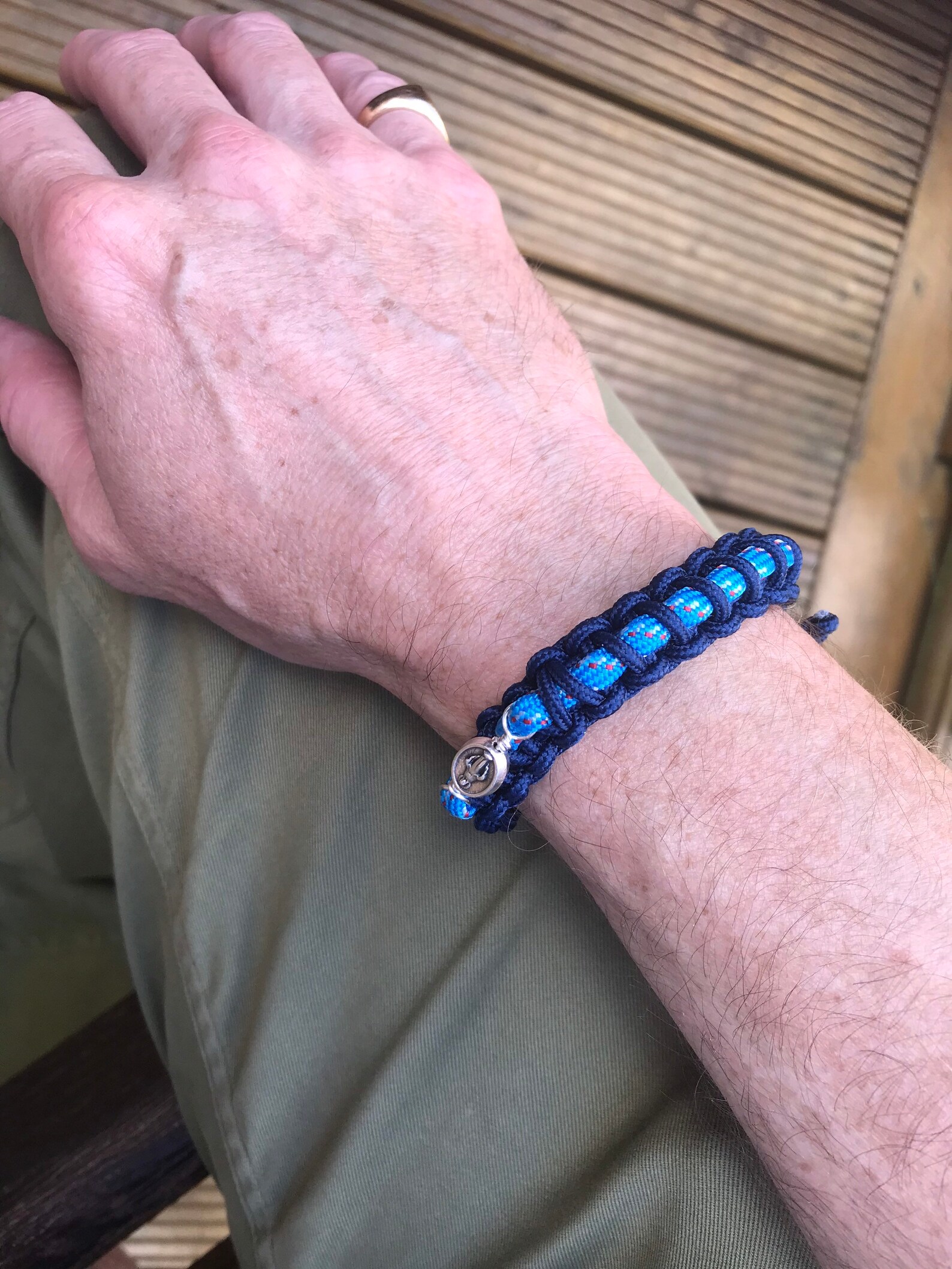 Paracord rosary bracelet Custom order made to order for Etsy