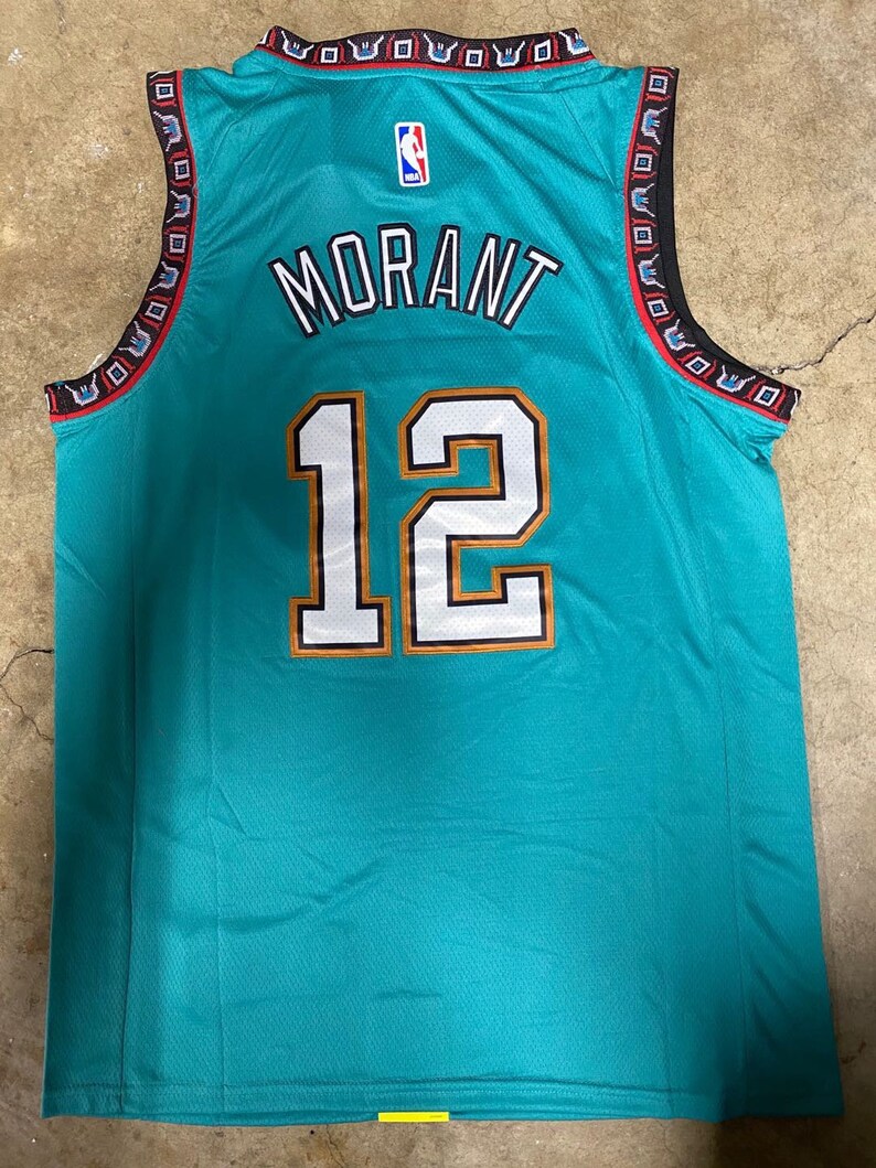 Ja Morant 12 Memphis Grizzlies Jersey Etsy