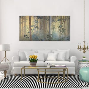 Shimomura Kanzan Autumn Among Trees Canvas Wall Art Print