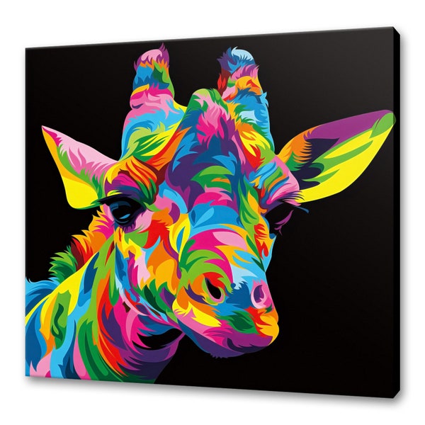 Colourful Canvas Etsy UK