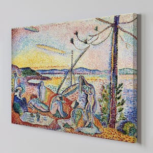 Luxe, Calme et Volupté by Henri Matisse, Vintage Painting Canvas Print Wall Art - Classic Art Reproduction, Gift Idea, Ready to Hang