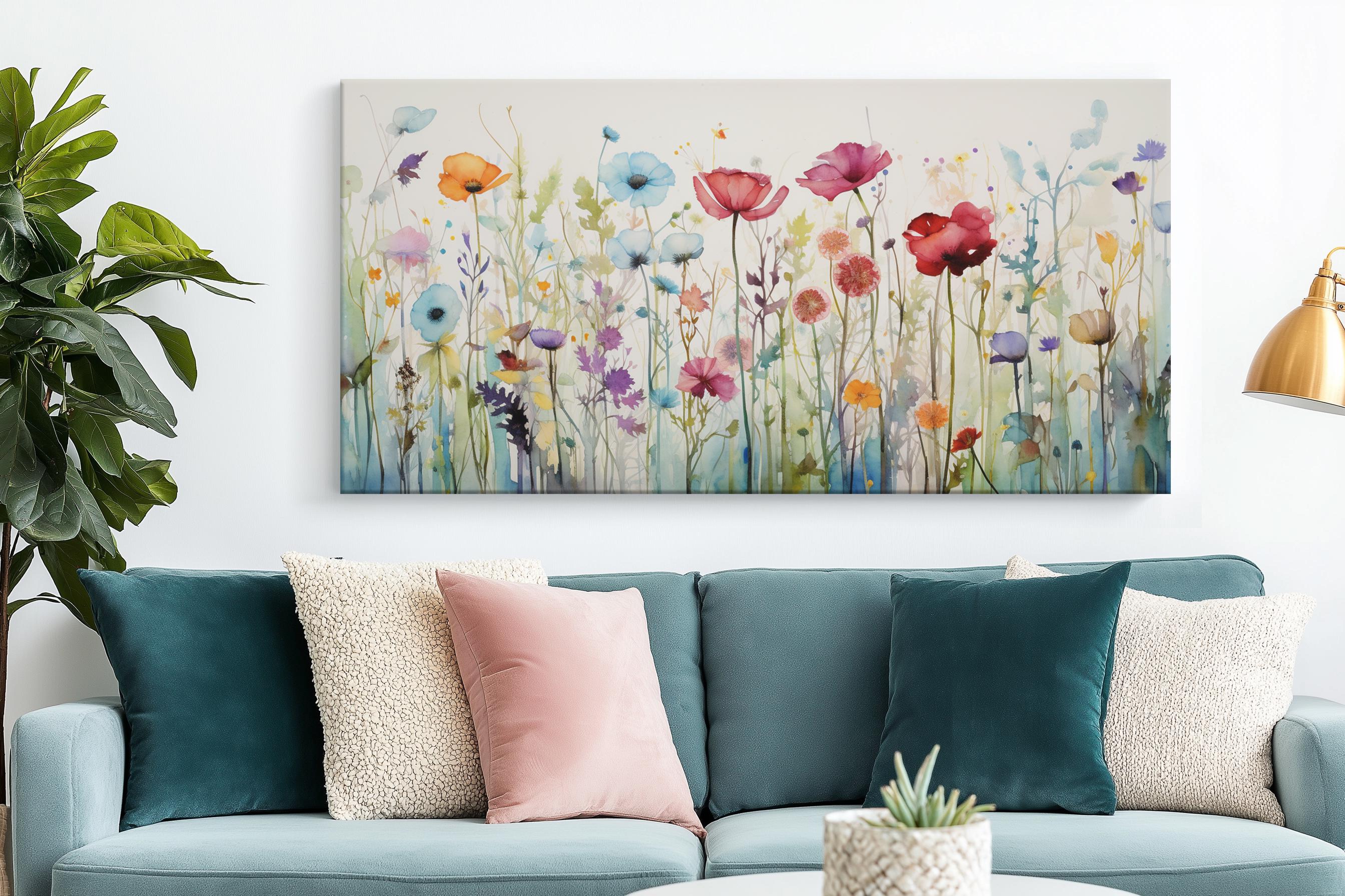 Peinture Florale Abstraite D'aquarelle Illustration Stock Peinture Florale Abstraite D Aquarelle Image56968610