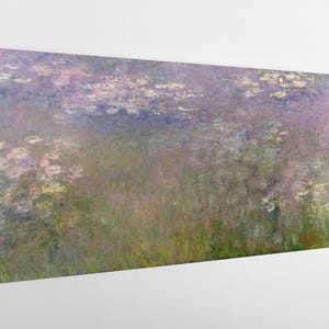Water Lilies by Claude Monet Canvas Print - Impressionist Wall Art, Floral Painting, Museum Quality Reproduction, Gift for Art Lovers