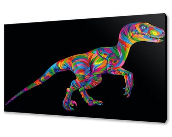 Tyrannosaurus Dinosaurs Canvas Art Print Wall Hangings Handmade Home Decor Customised Gifts Animals Wall Art Designs Free UK Delivery