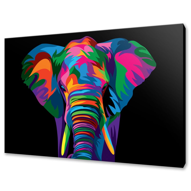 Elephant Canvas Print Picture Wall Art Home Decor Free Fast UK Delivery ...