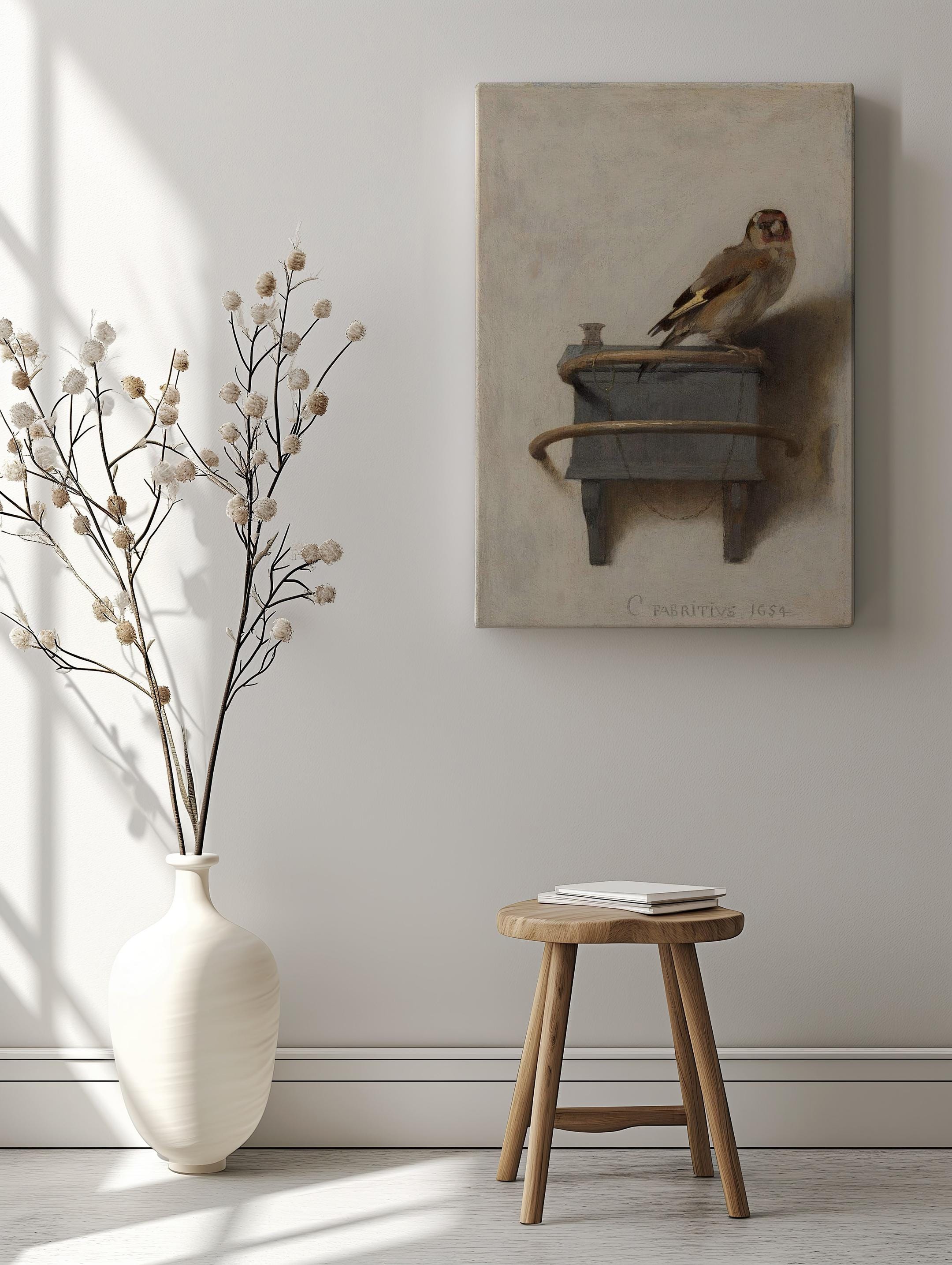 The Goldfinch Canvas Print | Classic Painting Reproduction | Wall