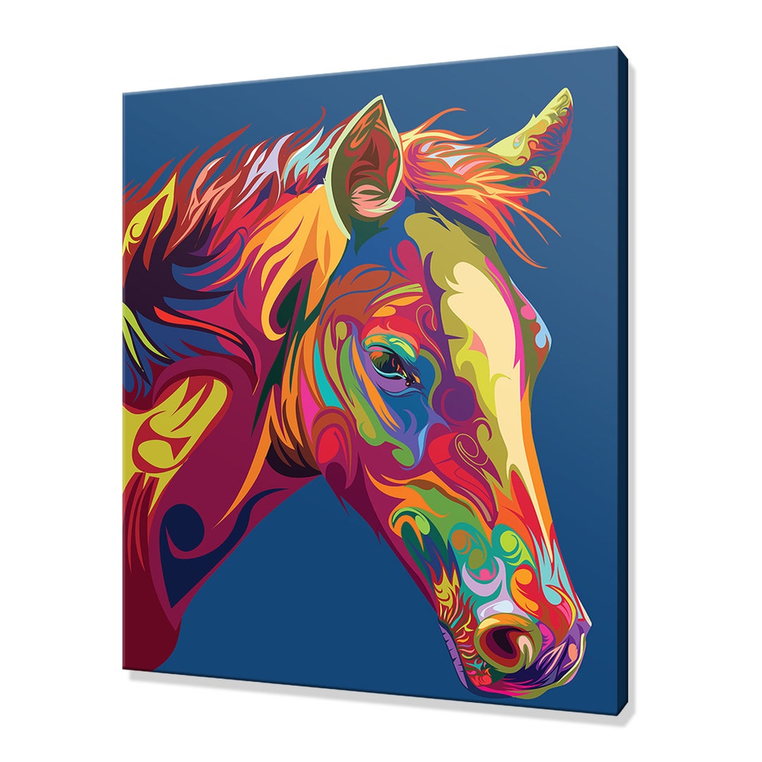 Horse Wall Art Horse Canvas Print Horse Custom Art Wall Hanging