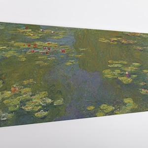 Water Lilies by Claude Monet Canvas Print - Impressionist Wall Art, Floral Painting, Museum Quality Reproduction, Gift for Art Lovers