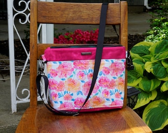 Bolso bandolera floral rosa - Hillside Tote