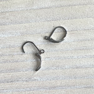 Stainless Steel Leverback Earring Hooks - nickel-free and hypoallergenic - ADD ON for Earring Purchases