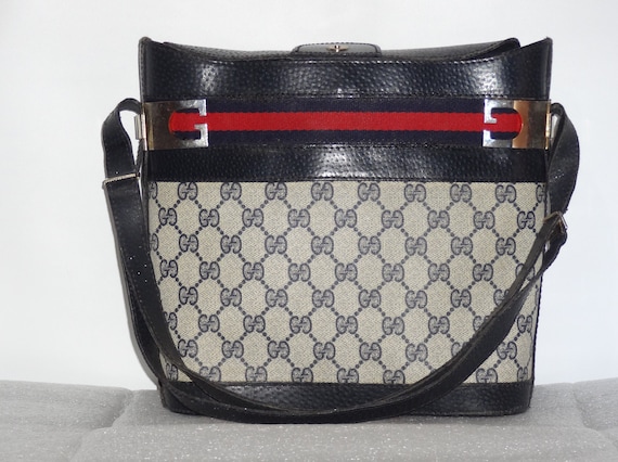 Gucci, Bags, Gucci Sherry Line Boston Bag Speedy 2 Way Satchel