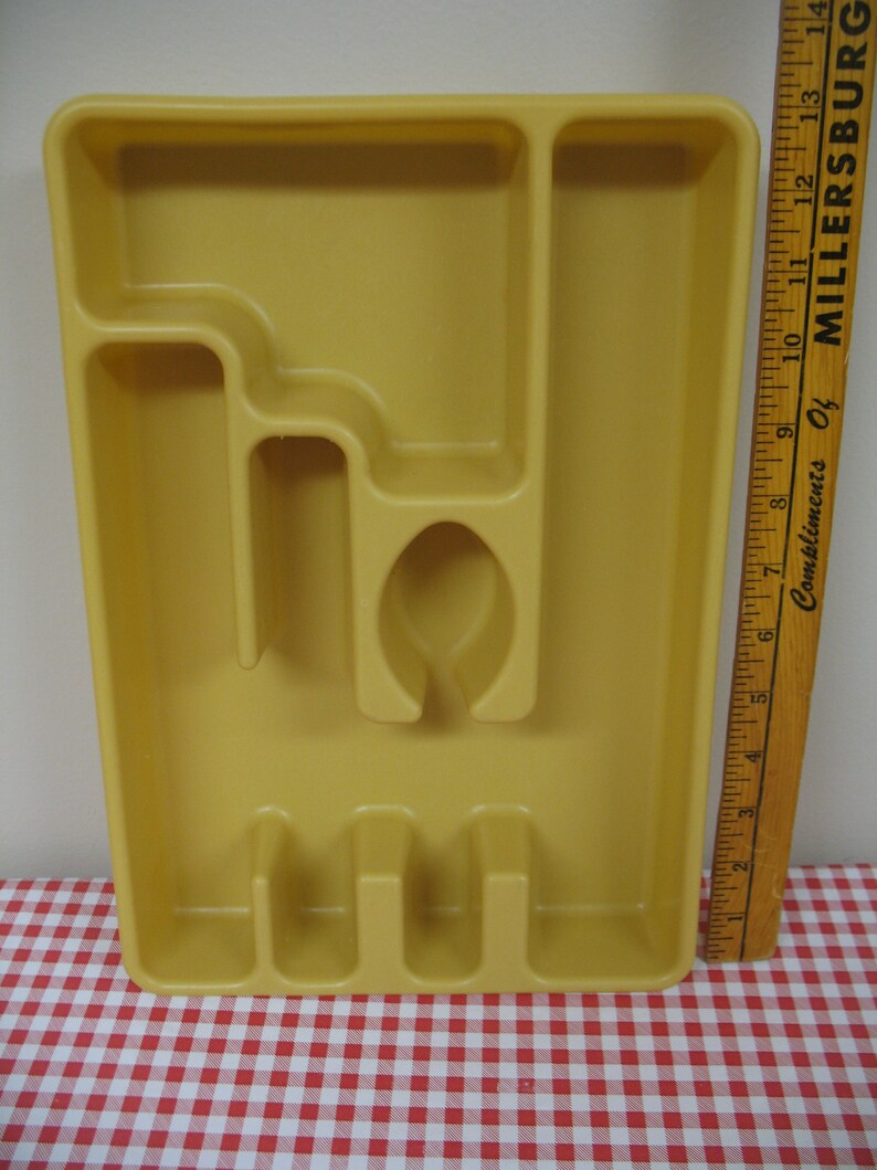 Rubbermaid Flatware Tray Retro Kitchen Utensil Tray Etsy