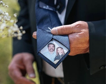 Custom Photo Patch for ties, bowties, gifts, tie patch, grandpa, wedding, father of the bride, missionary, stocking stuffer, dad