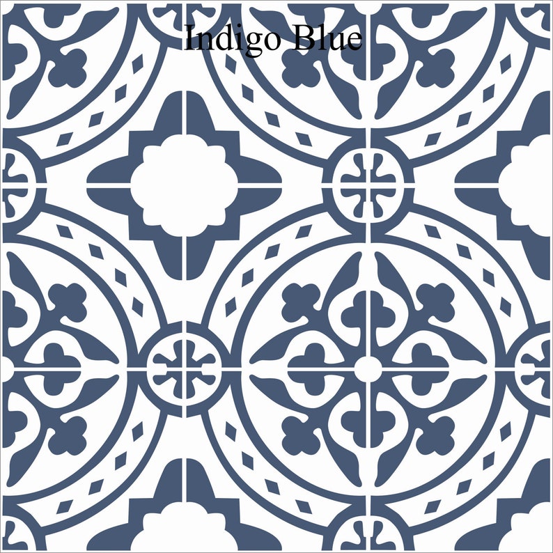 Moroccan Tile Peel and Stick Wallpaper removable wallpaper | Etsy