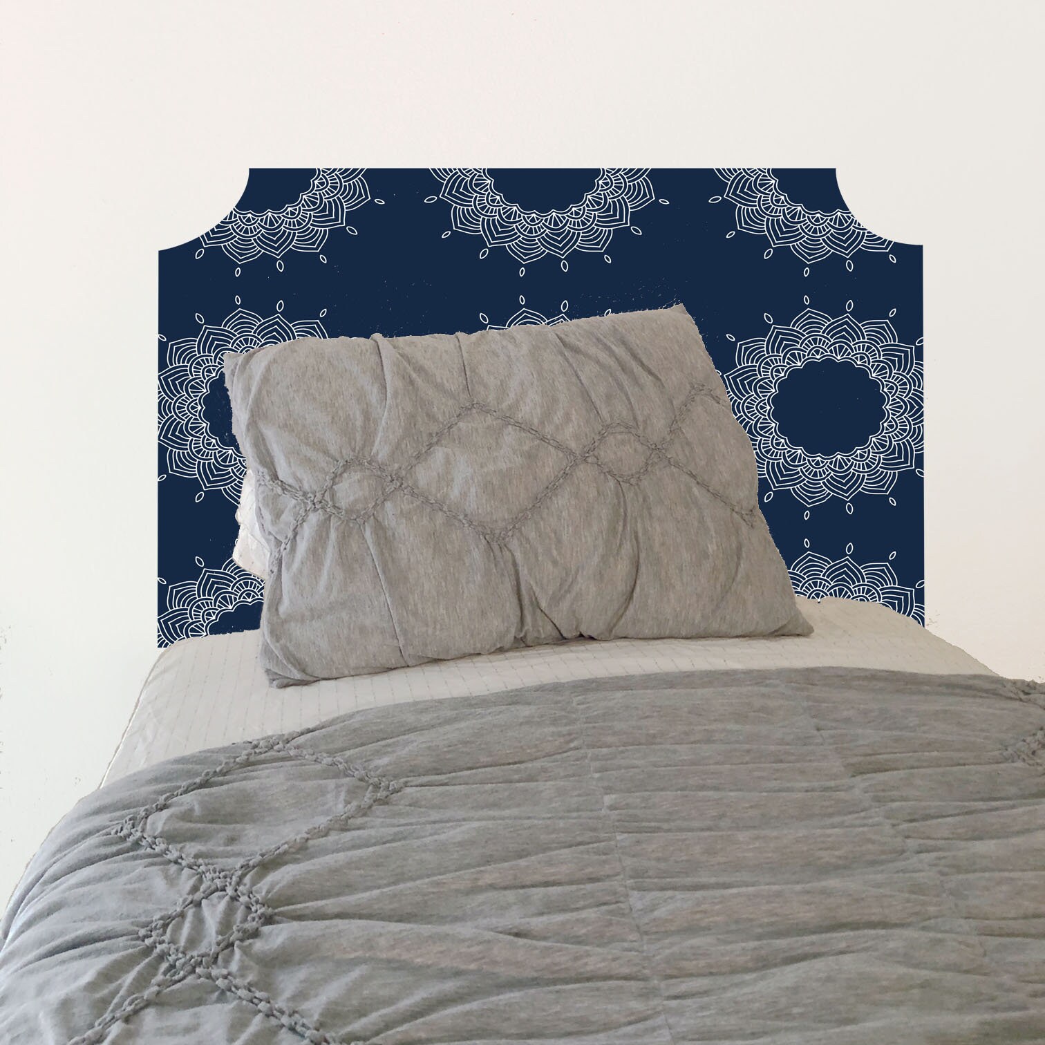 Wallpaper Headboard Decal Peel & Stick Reusable Eco Etsy